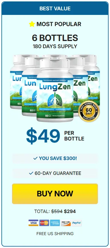 Buy LungZen  6 Bottle